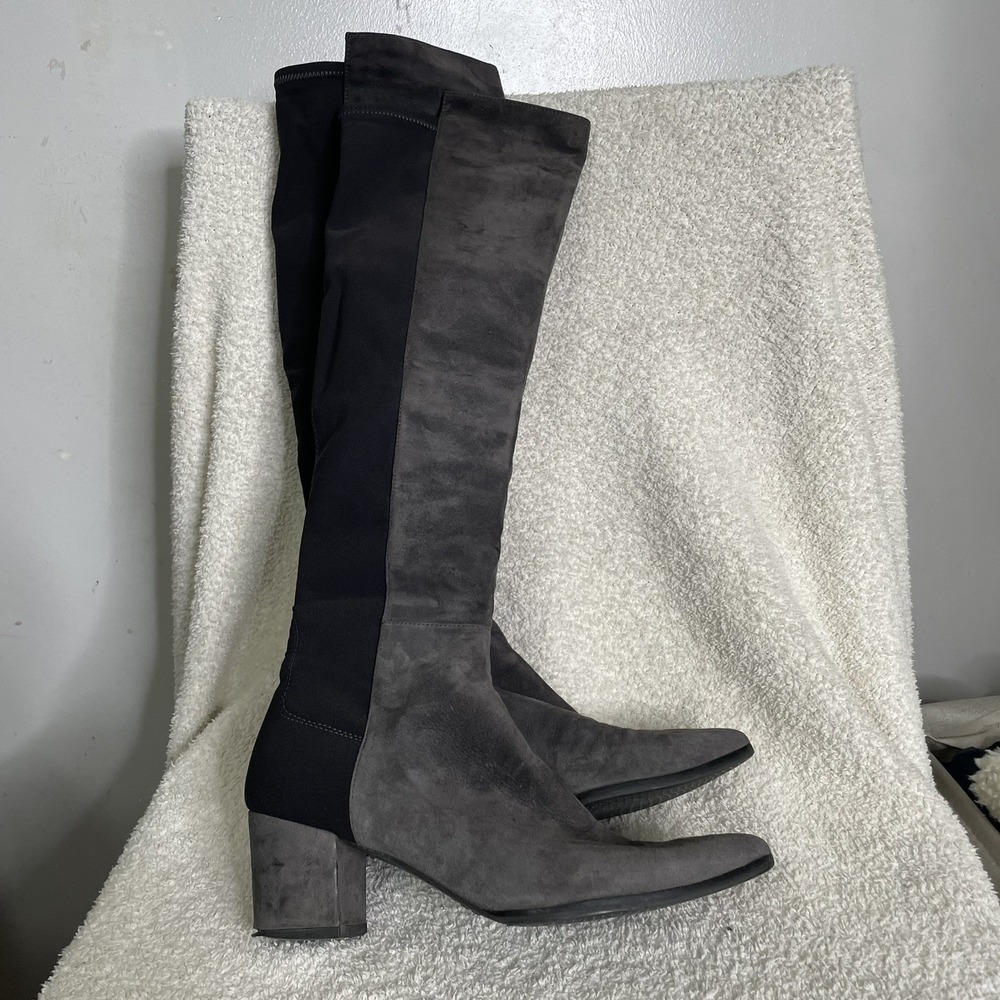 Stuart Weitzman Gillian 60 City‎ Suede Over-The-Knee Boot 7.5M